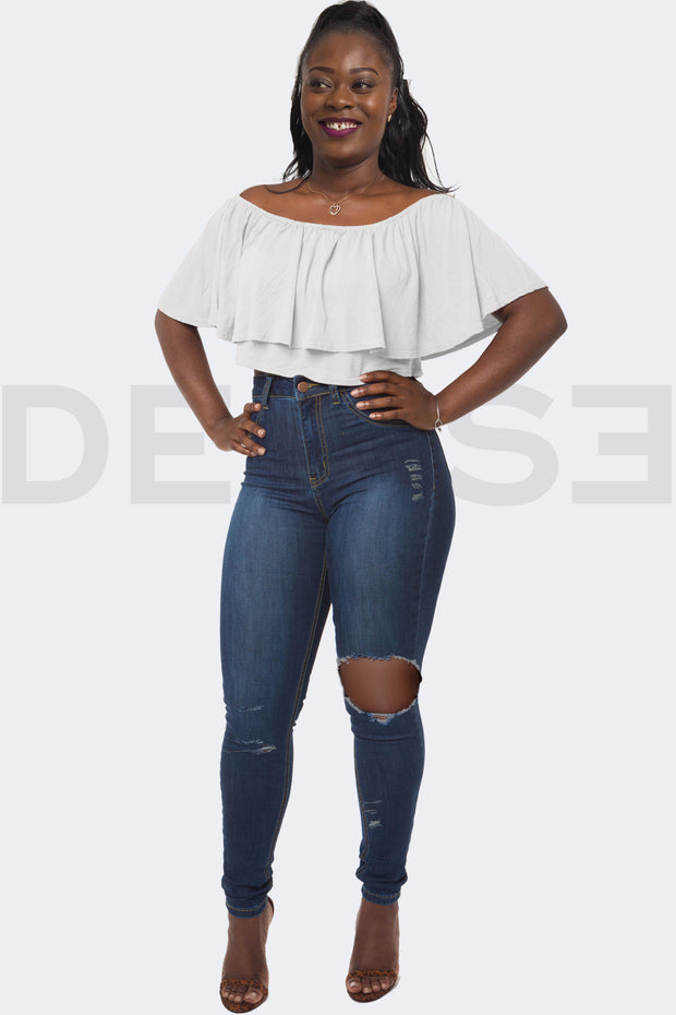 Super Stretchy Jeans Caribbean Duchess - Brut