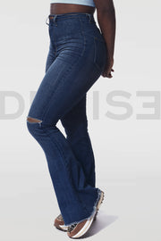 Amazing Line Bad Flare Jeans - Brut