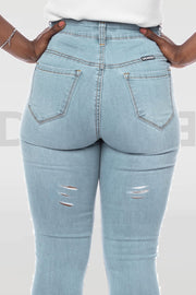 Super Stretchy Jeans BadGirl - Light Blue