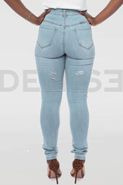 Super Stretchy Jeans BadGirl - Light Blue