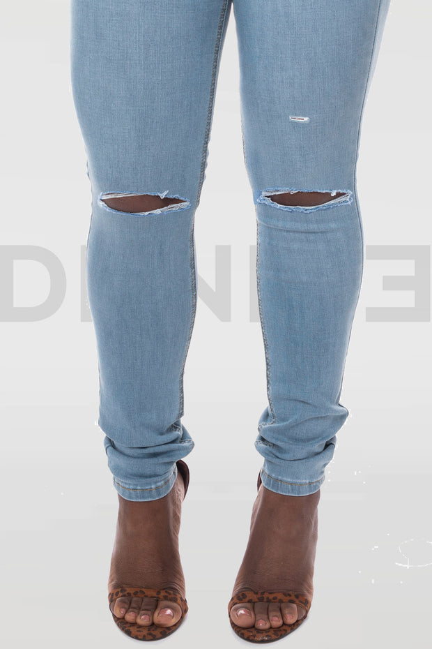 Super Stretchy Jeans BadGirl - Light Blue