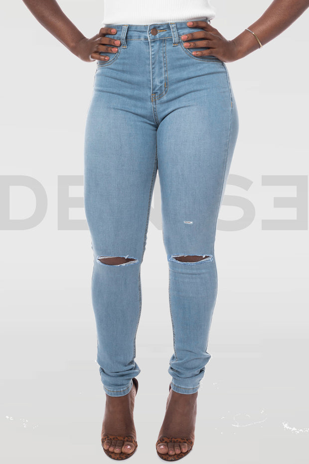 Super Stretchy Jeans BadGirl - Light Blue