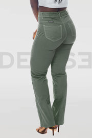 Amazing Grace Bootcut Jeans - Gris Vert
