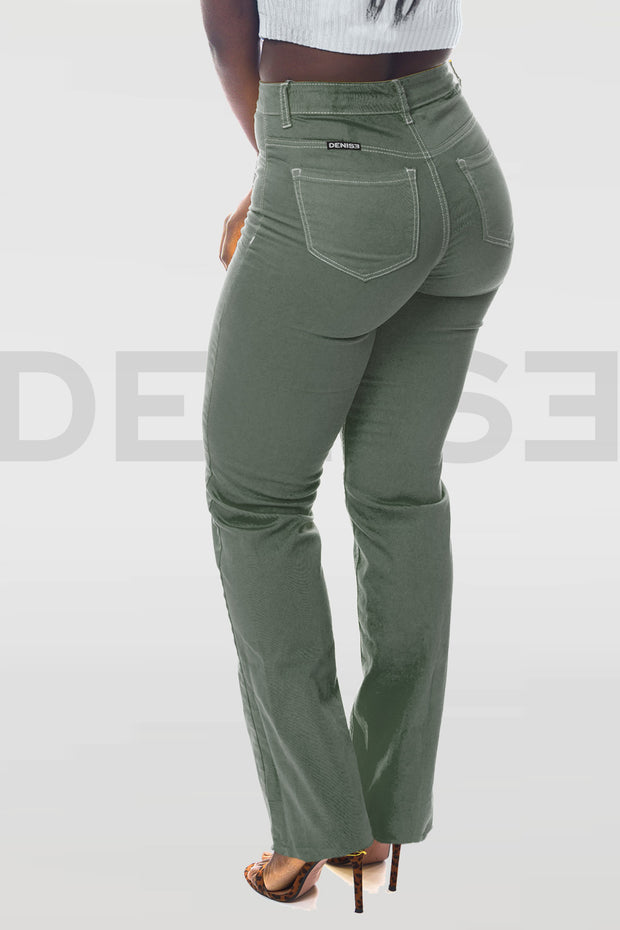 Amazing Grace Bootcut Jeans - Gris Vert