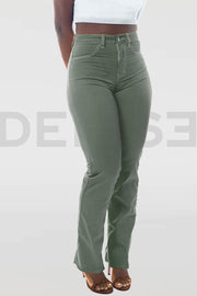 Amazing Grace Bootcut Jeans - Gris Vert