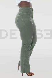 Amazing Grace Bootcut Jeans - Gris Vert