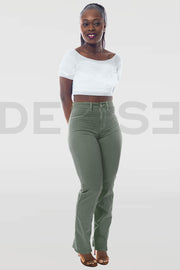 Amazing Grace Bootcut Jeans - Gris Vert