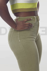 Amazing Grace Bootcut Jeans - Kaki