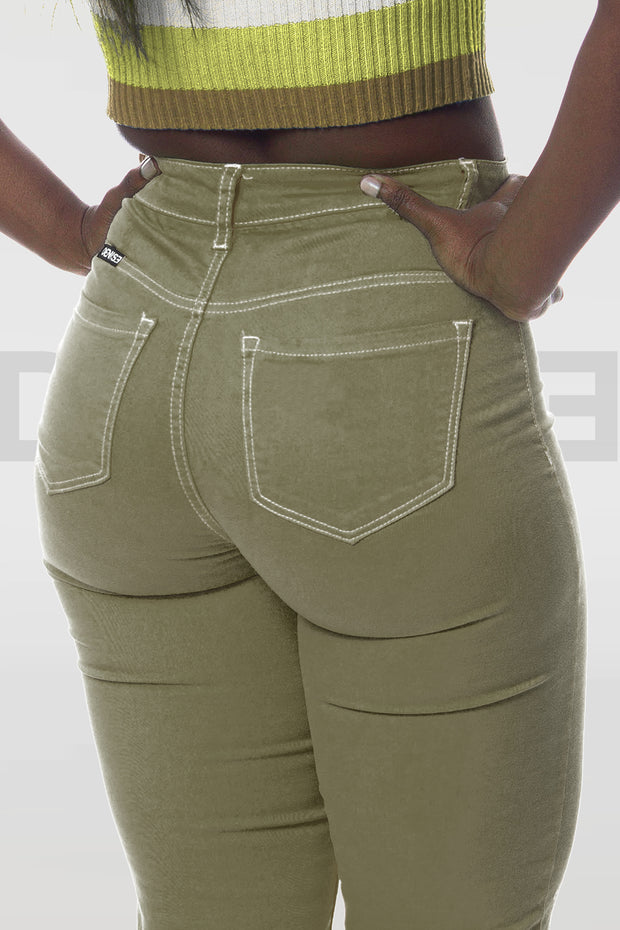 Amazing Grace Bootcut Jeans - Kaki