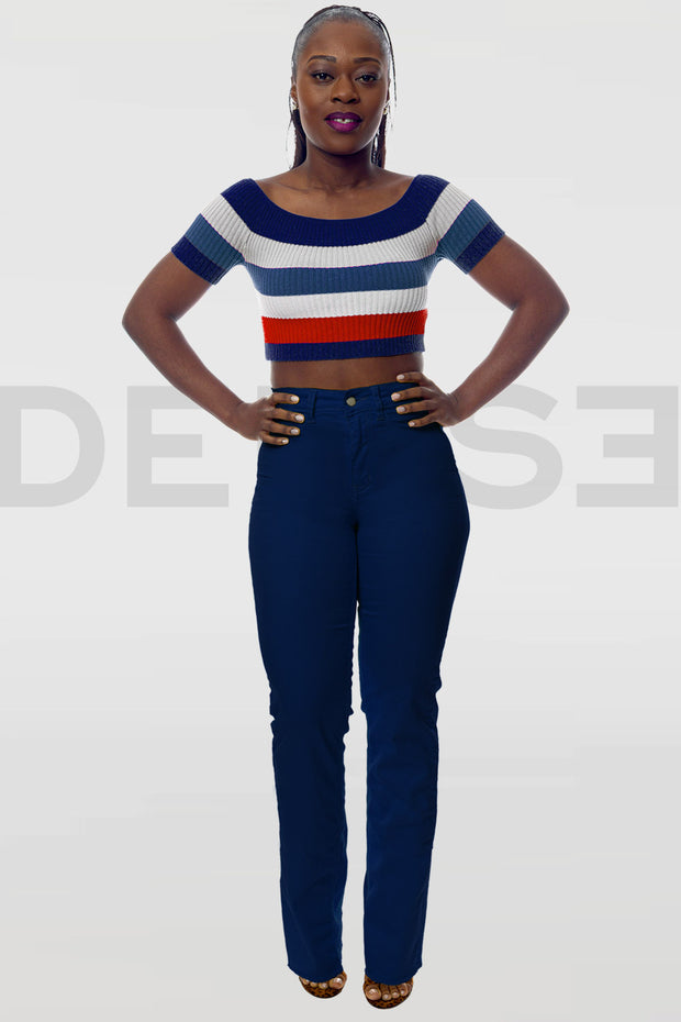 Amazing Grace Bootcut Jeans - Marine