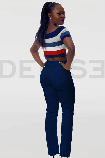 Amazing Grace Bootcut Jeans - Marine