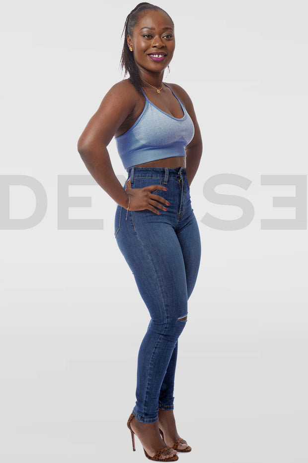Super Stretchy Jeans BadGirl - Brut