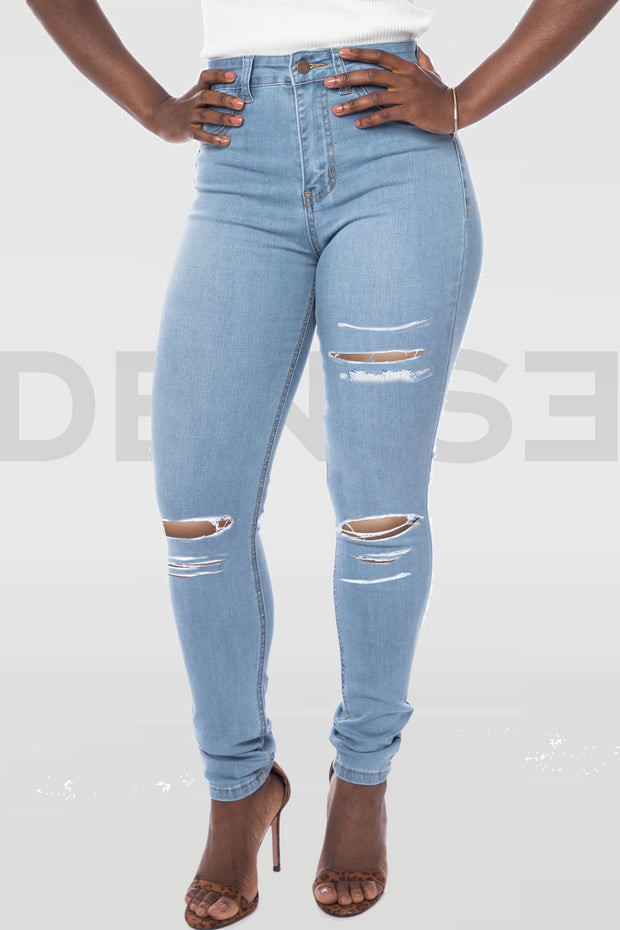 Super Stretchy Jeans Badass Lady - Light Blue