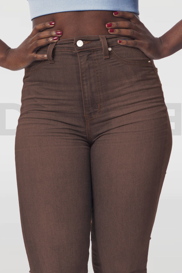 FIN DE SÉRIE - Amazing Wide Jeans - Chocolat