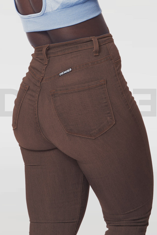 FIN DE SÉRIE - Amazing Wide Jeans - Chocolat