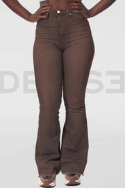 FIN DE SÉRIE - Amazing Wide Jeans - Chocolat