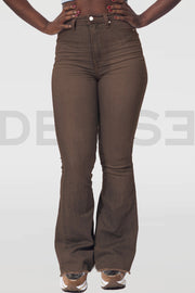 FIN DE SÉRIE - Amazing Wide Jeans - Chocolat