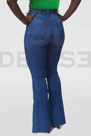 Stretchy Flare Chiktay Jeans - Bleu Medium