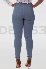 Super Stretchy Jeans Taille Haute - Bleu Horizon