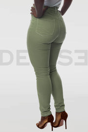 Super Stretchy Jeans Taille Haute - Tilleuil