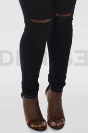 Super Stretchy Jeans BadGirl - Noir Couture
