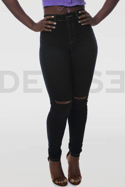 Super Stretchy Jeans BadGirl - Noir Couture