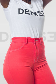 Girl Power Bermuda Short - Rouge