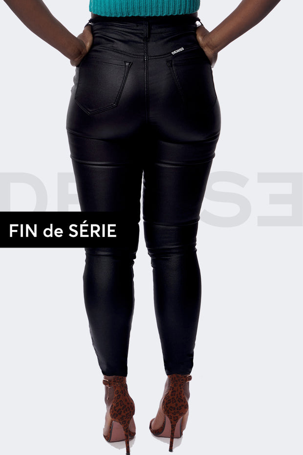 FIN DE SÉRIE - Super Shiny Pant Similicuir - Noir