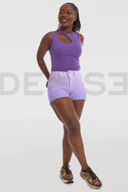 West Indies Short - Pastel Lilas