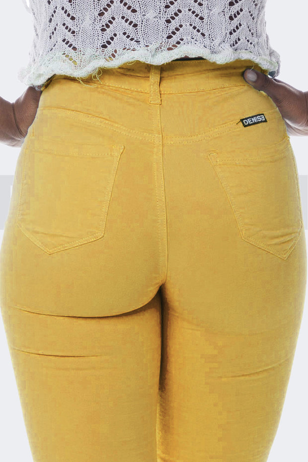 Super Stretchy Jeans Taille Haute - Soleil