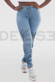 Super Curvy Twopikal Jeans - Light Blue