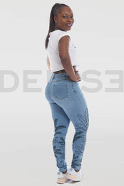 Super Curvy Twopikal Jeans - Light Blue