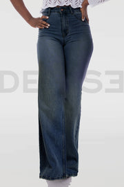 Wild Wide Jeans Taille Haute - Brut