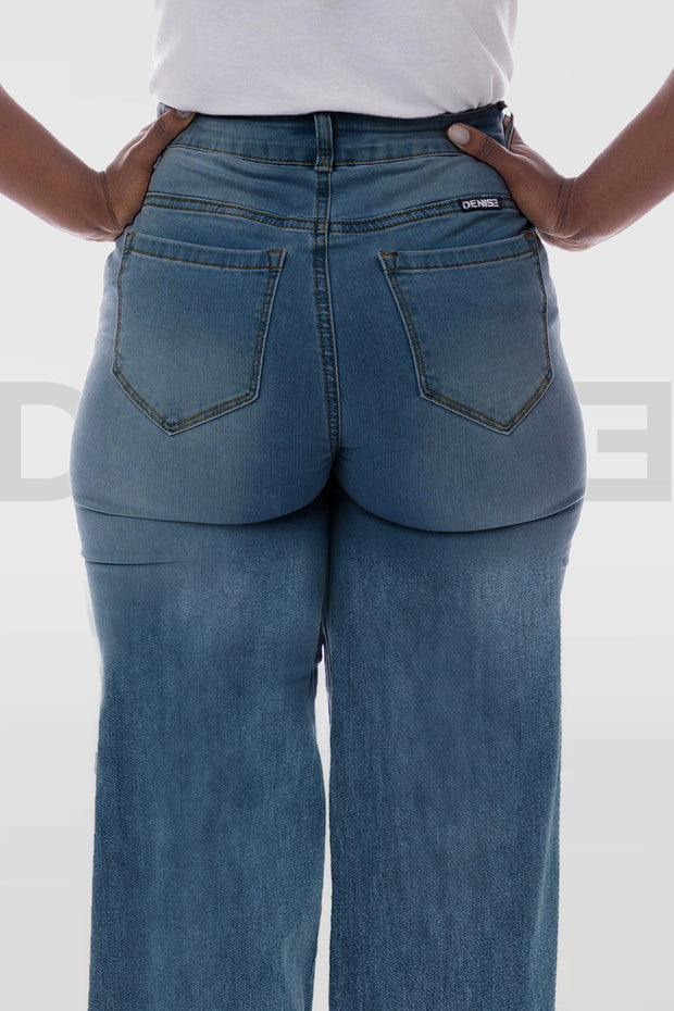 Wild Wide Jeans Taille Haute - Medium