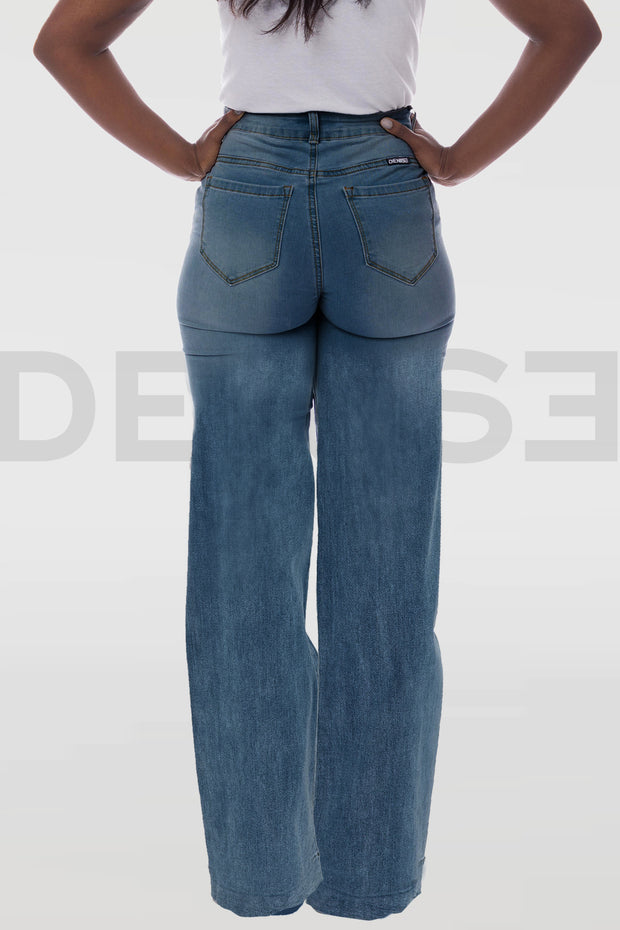 Wild Wide Jeans Taille Haute - Medium