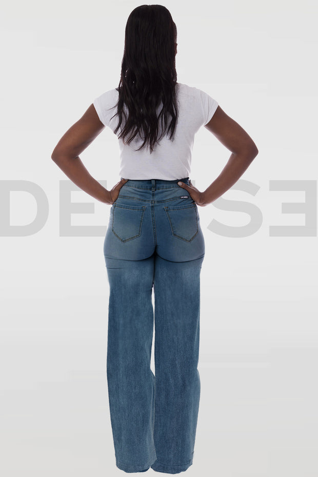 Wild Wide Jeans Taille Haute - Medium