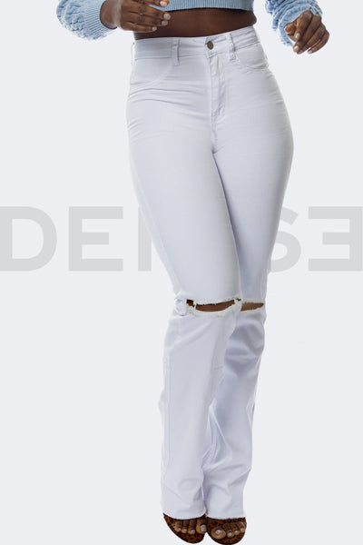 Amazing Jeans BadGirl Bootcut - Blanc