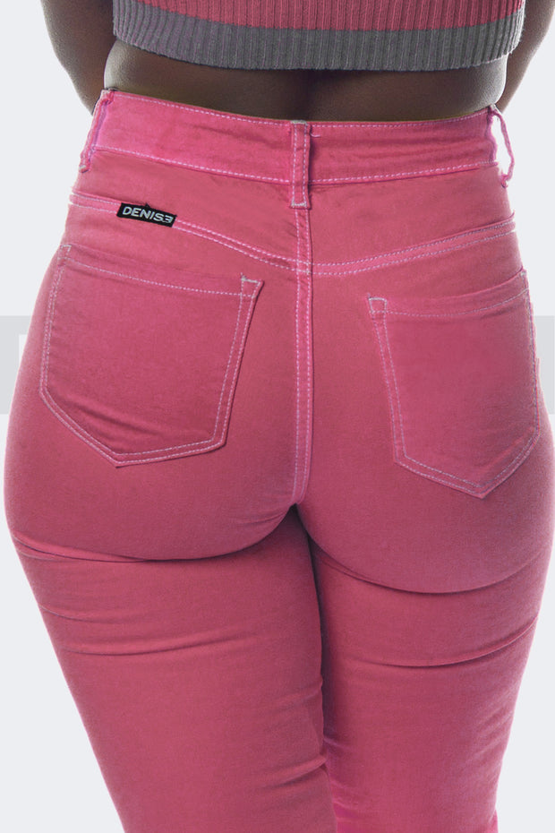 Amazing Grace Jeans Bootcut - Rose Bonbon