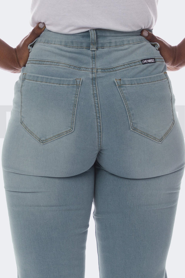 Amazing Grace Jeans Bootcut - Gris Bleu