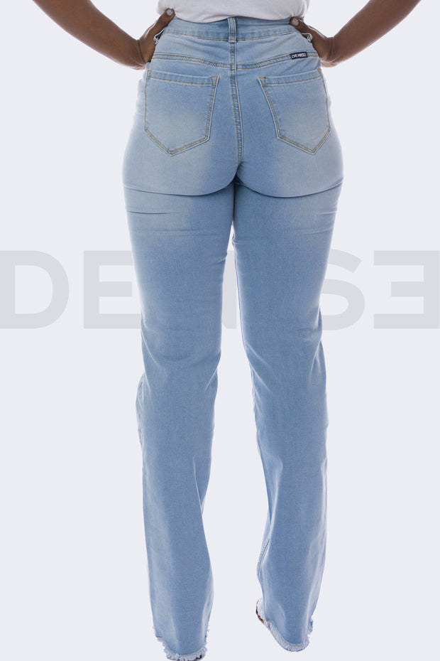Amazing Oups Mama Jeans Bootcut - Light Blue