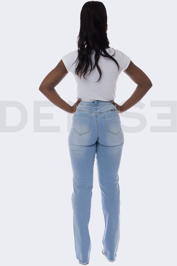 Amazing Oups Mama Jeans Bootcut - Light Blue