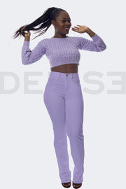 Amazing Grace Jeans Bootcut - Lilas