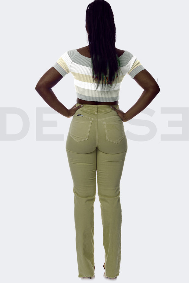 Amazing Jeans BadGirl Bootcut - Olive