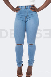 Super Stretchy Jeans BadGirl - Light Blue