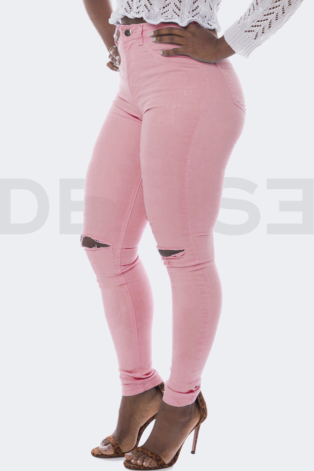 Super Stretchy Jeans BadGirl - Rose