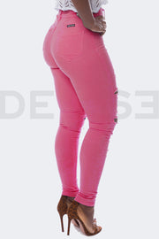 Super Stretchy Jeans Badass Lady - Rose Bonbon