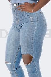 Super Stretchy Jeans Caribbean Duchess - Light Blue