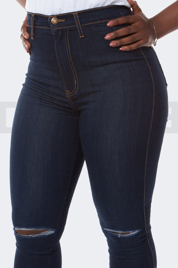 Stretchy Line BadGirl Jeans - Brut
