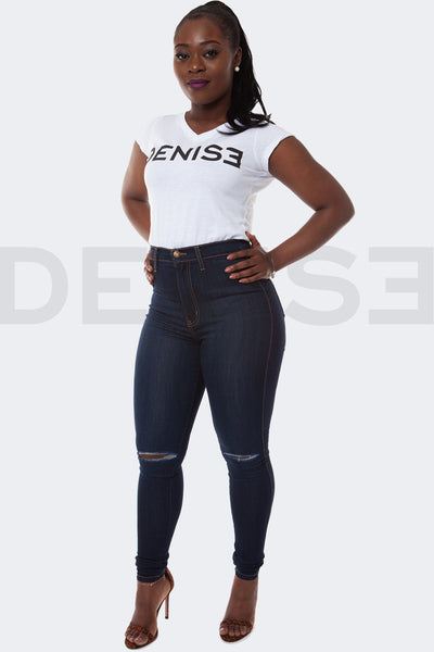 Stretchy Line BadGirl Jeans - Brut