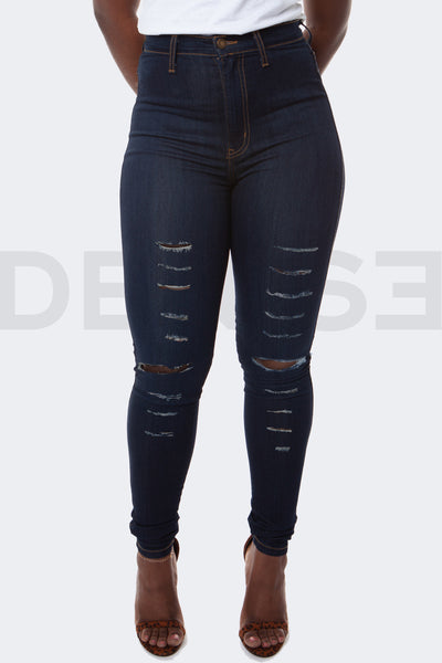 Stretchy Line No Stress Jeans - Brut